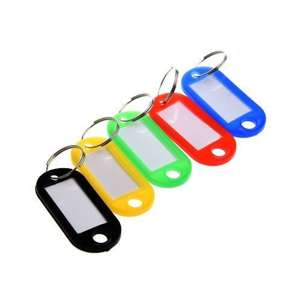 Бирка для ключей разноцветная (50/1000) АЛЛЮР