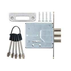 Замок врезной ПРОСАМ 79600 ЗВ8-8У/15 (3 риг) планка /14720/