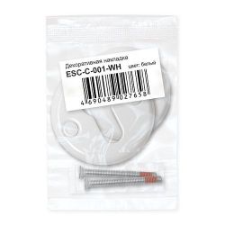 Декоративная накладка FUARO ESC-С-001 WH белый /38107/