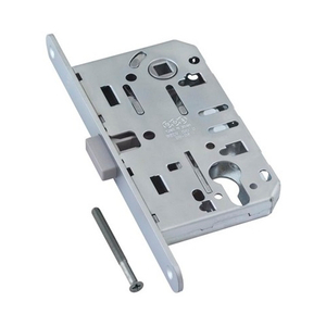 Замок межкомнатный под цилиндр AGB MEDIANA POLARIS B06103.50.34 (мат.хром) тех.уп.без отв.пл./28743/