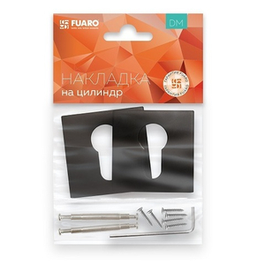 Накладка под цилиндр FUARO ET DM BL-24 чёрный /43029/