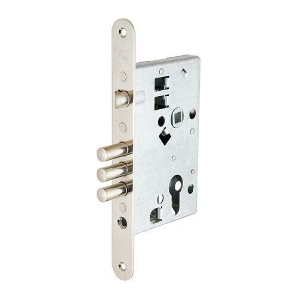 Замок врезной ПРОСАМ 78930 ЗВ4-31/55 3риг,без ц/м, без отв.планки