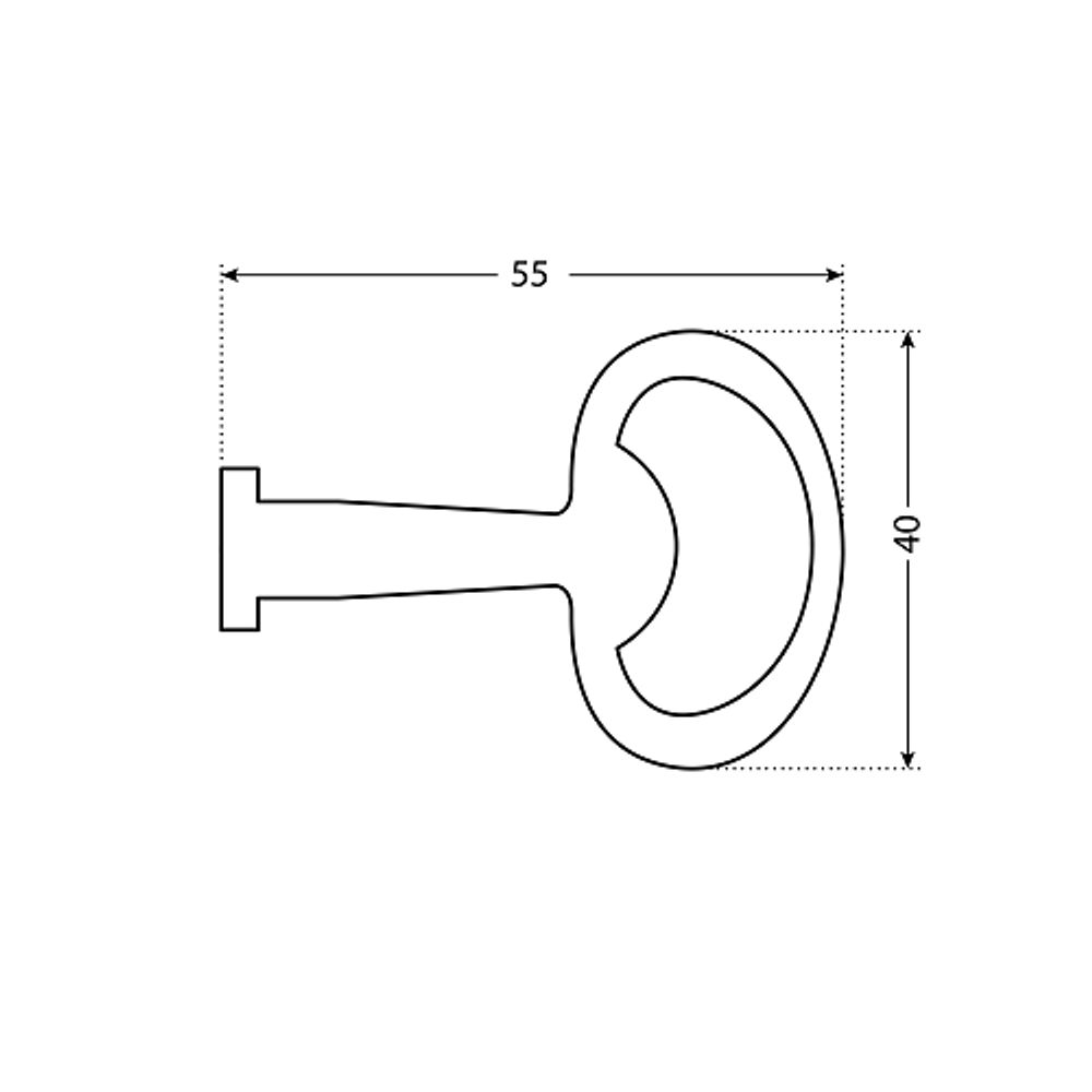 Ключ ф-образный к замку АЛЛЮР 705-3