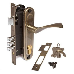 Замок врезной APECS 1523/60 AB бронза