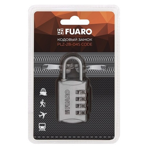 Замок навесной кодовый FUARO PLZ-28-04S CODE /42405/