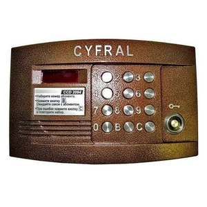 Вызывная видеопанель CYFRAL CCD-2094.1/PKVC блок вызова до 100 абонентов, контроллер Mifare