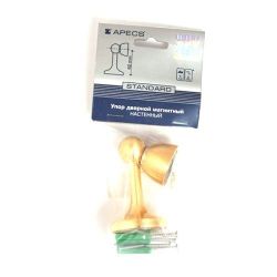 Упор дверной магнитный APECS DS-2761-M G золото