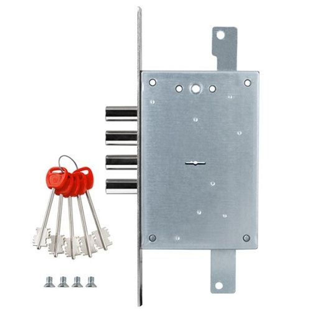 Замок врезной ГАРДИАН ЗВ 20.02 Т (5 кл. ЗК.202 Н) длинный ключ /33303/