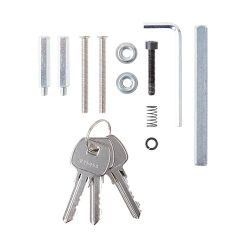 Ручка накладная с фиксацией APECS HF-008-INOX/304 нержавейка