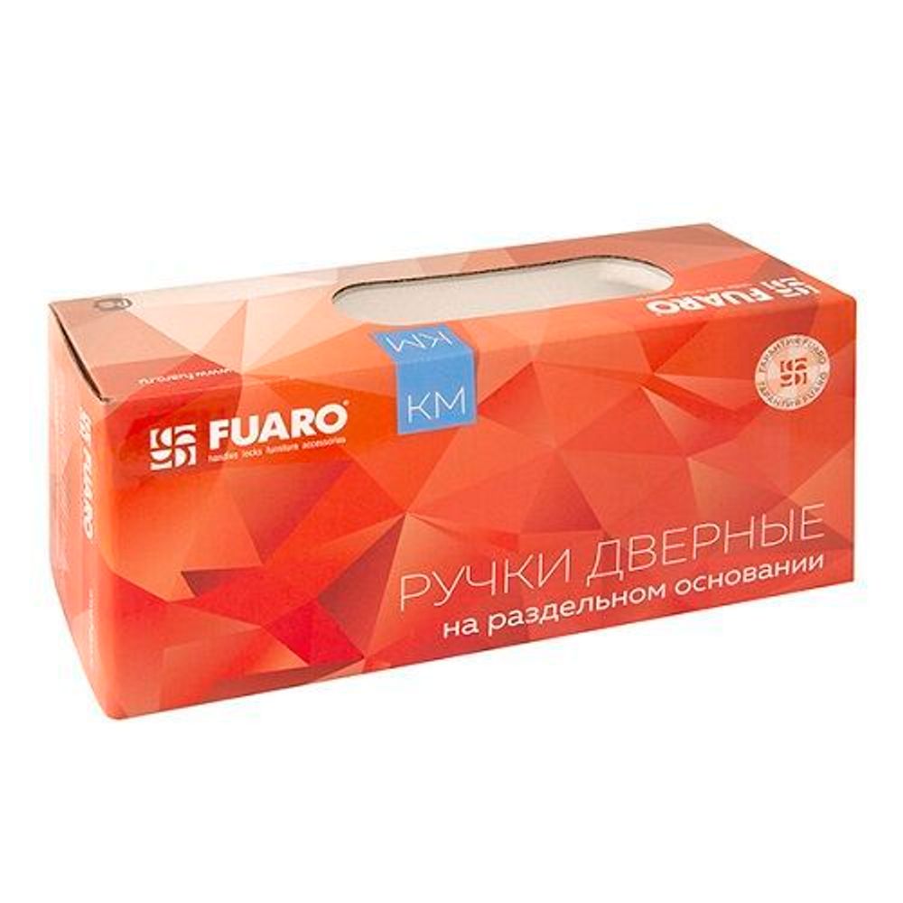 Ручка раздельная FUARO FLASH DM CP/SN-8 хром/мат.никель /33459/