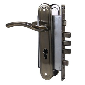 Замок врезной АЛЛЮР ЗВ4-0526 AB-L бронза (левый)