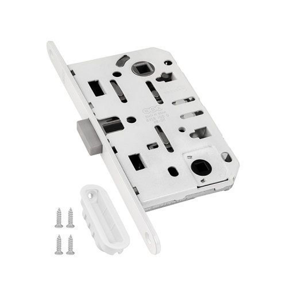 Замок межкомнатный AGB WC MEDIANA POLARIS B06102.50.91.567 (белый) /36551/