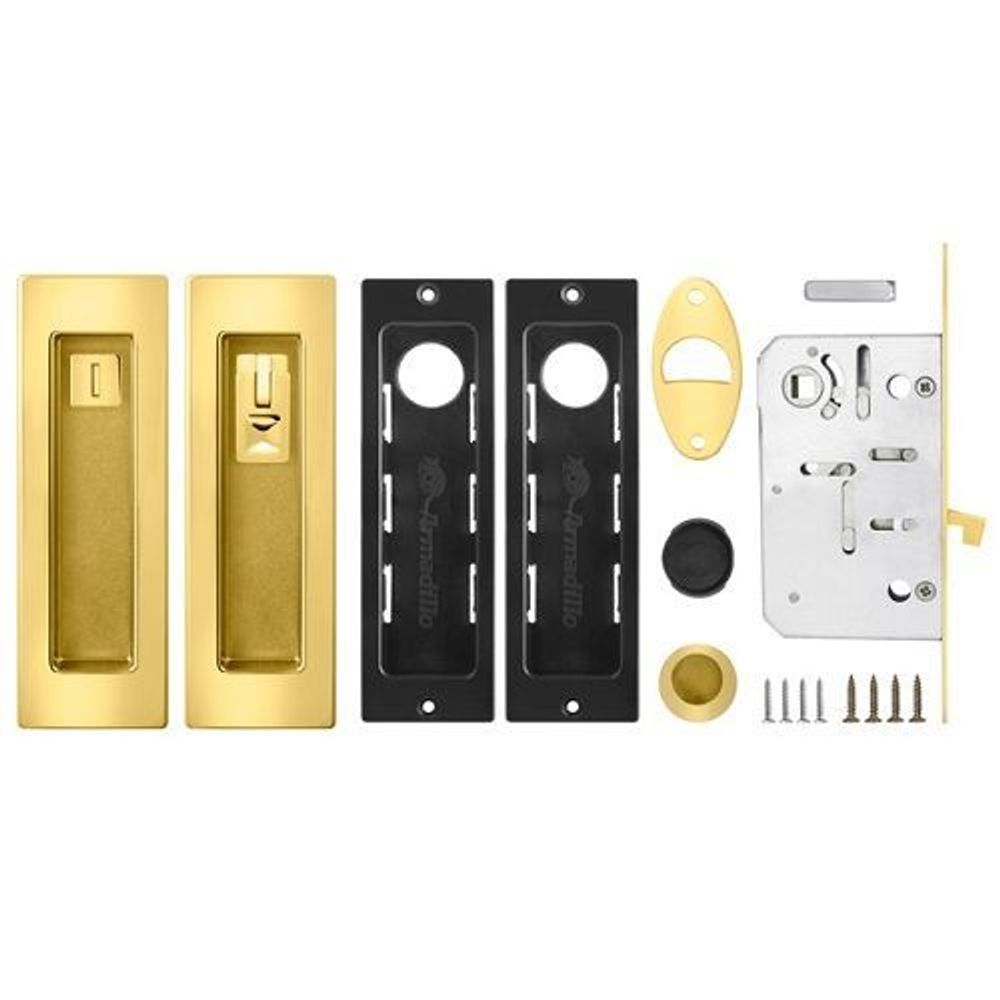 Набор для раздвижных дверей ARMADILLO SH011 URB GOLD-24 золото 24К /35777/