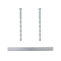 Ручки на планке APECS HP-85.7205-SL (RAL 9006) серебро