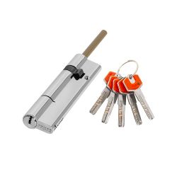 Цилиндровый механизм со штоком FUARO D-PROTERM507/120 (85+10+25) термошток 8х65мм ХРОМ 5 кл. /48951/