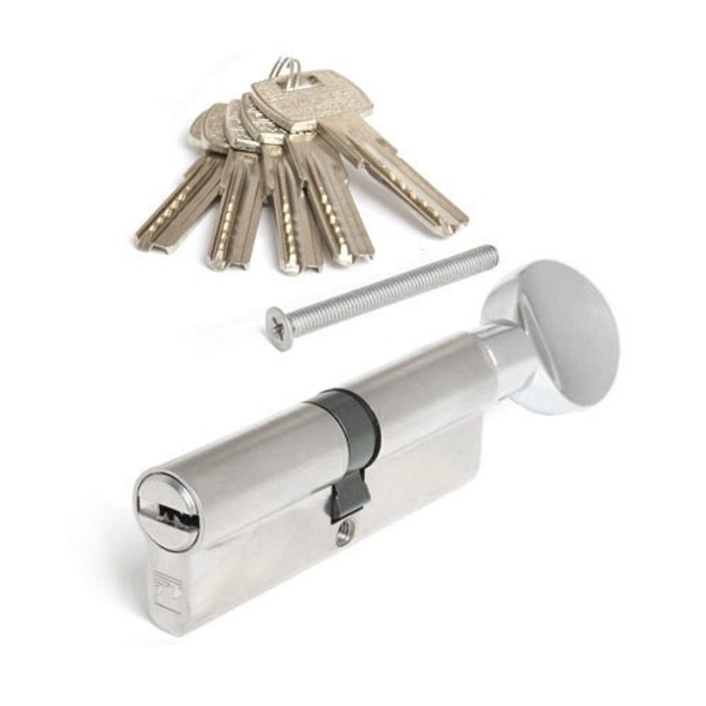 Цилиндровый механизм с вертушкой APECS Premier RT-90-C NI никель