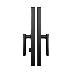 Замок врезной электронный с ручкой Hogo P02 полуавтомат с отпечатком пальца, черный /61813/