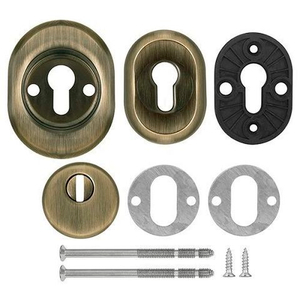 Броненакладка врезная FUARO DEF 9726 M6x90 AB бронза /38799/