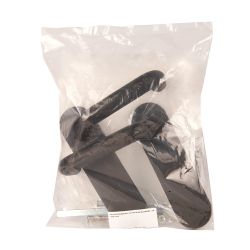 Ручка дверная FUARO DH-0433 W/CYL HOLE NE (9x140) без отверстий под ЦМ BL-24 черный /50151/