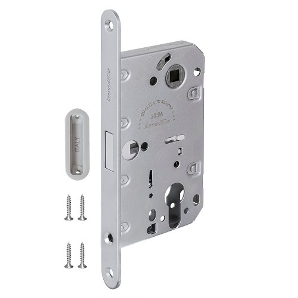 Замок межкомнатный магнитный под цилиндр ARMADILLO GRAVITY G02.196.50.85 MWSC итал.тисненый /45989/