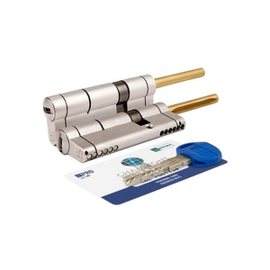 Цилиндровый механизм под вертушку (дл. шток) MOTTURA CP4P363101C5 (67 мм/31+10+26) никель /38729/