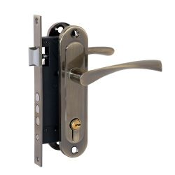 Замок врезной VETTORE 1523/60 AB бронза