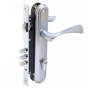 Замок врезной БУЛАТ ЗВ4-3.03.07 НОМОС титан