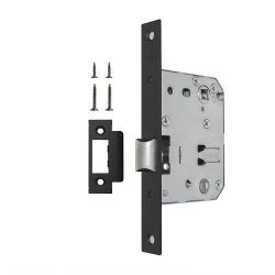 Защелка врезная FUARO F72-50 BL-24 черный /42643/