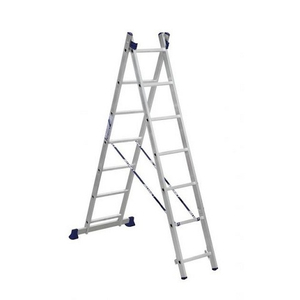 Лестница-стремянка 2 х 7 ступеней универс.(АЛЮМЕТ) /36322/