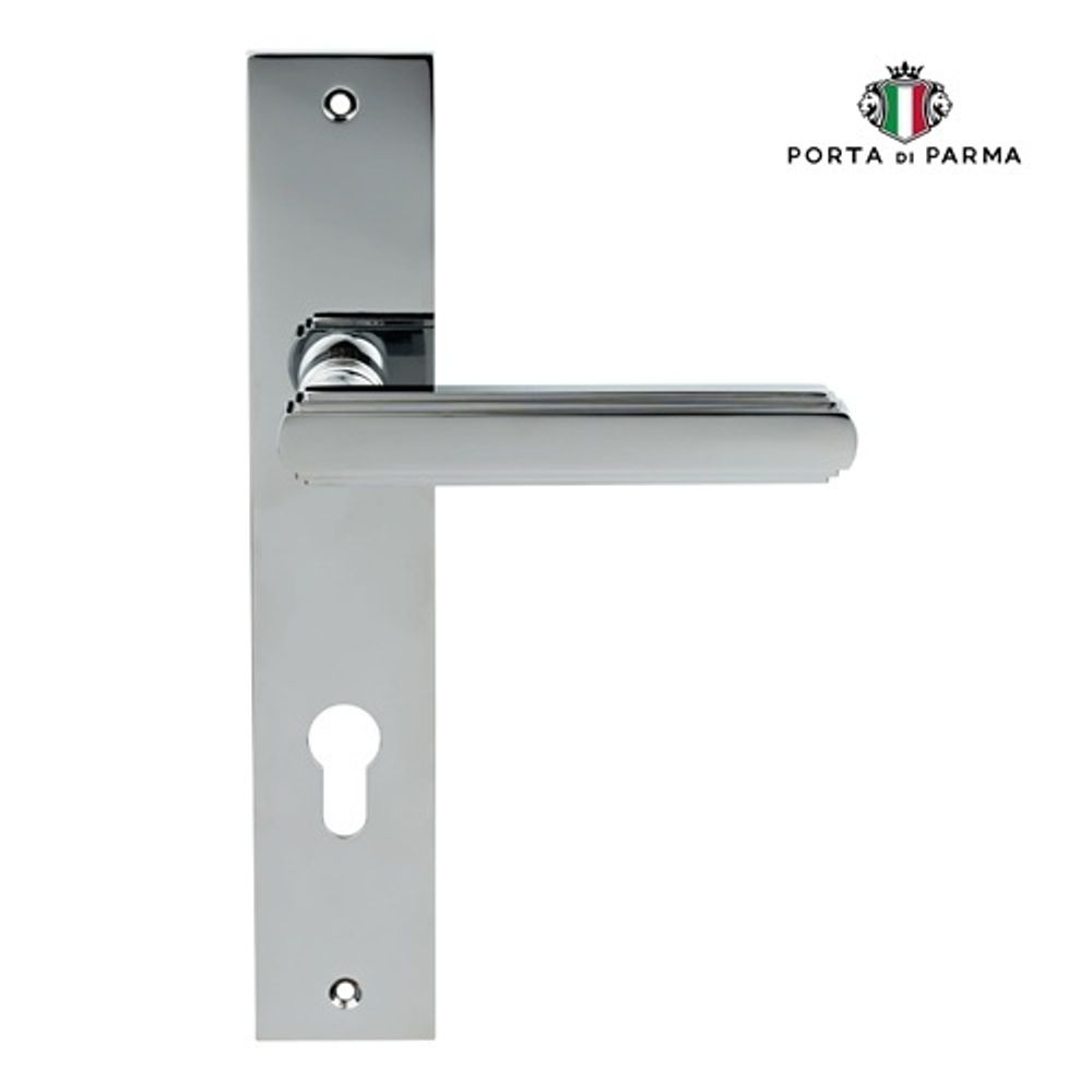 Ручка на планке PORTA DI PARMA Glamour CYL CP хром