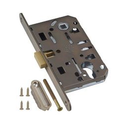 Замок межкомнатный под цилиндр AGB MEDIANA POLARIS B06103.50.12.567 (антич.бронза) /26391/