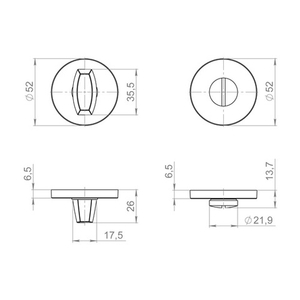 Ручка поворотная FUARO BK6 ZLR SSG-39 сатин.золото /60777/
