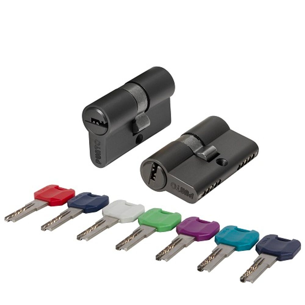 Цилиндровый механизм PUNTO MaxPro7000/52 mm (21+10+21) BL черный 7кл. /61851/