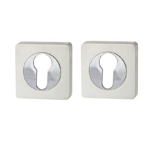 Накладка под цилиндр PUERTO ET AL 02 PW/CP (жемчужный/хром блестящий)