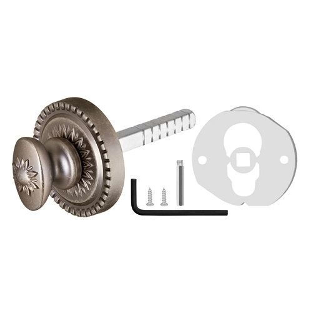 Ручка поворотная ARMADILLO BKW8/CL AS-9 антич.серебро /34945/