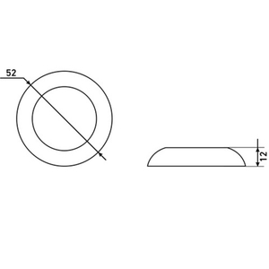 Накладка цилиндровая АЛЛЮР АРТ ET-R1 MBN графит