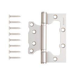 Петля дверная накладная APECS 100х75х2,5-B2 Steel NISM супер. мат.никель (1шт)