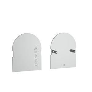 Декоративная накладка ARMADILLO для скрытой петли U3D6000 (FRAME) CP хром /64895/ (2шт)