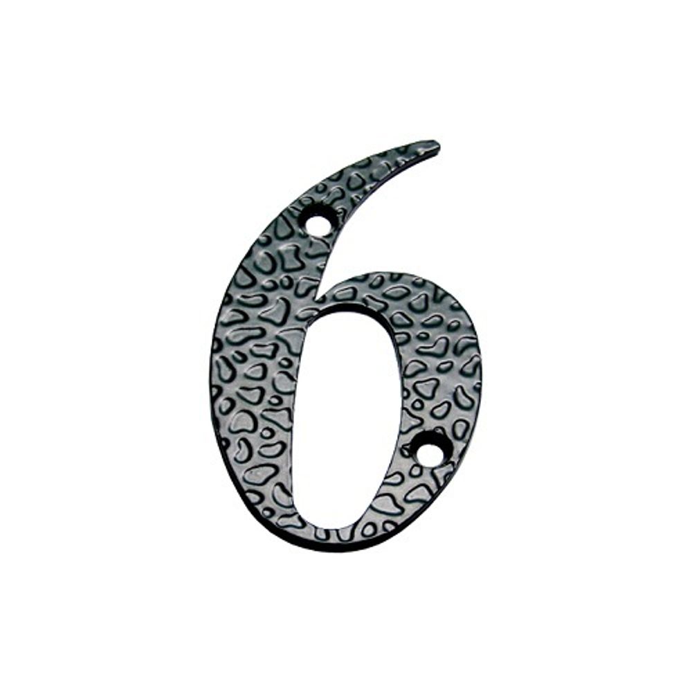 Цифра дверная НОЭЗ 6-110-S черный