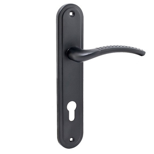 Комплект ручек АЛЛЮР 132-1 85 мм BL матовый черный