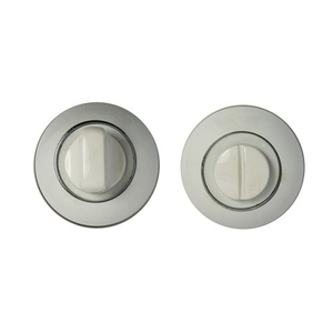 Ручка поворотная АЛЛЮР АРТ BK-R1 W/CP белый/хром