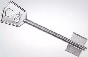 Заготовка ключа для сувальдного замка КРИТ-М