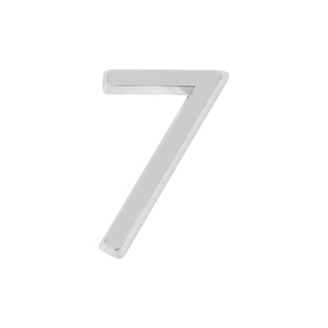 Цифра дверная самоклеящаяся FUARO "7" ABS (50х37) CP хром /46911/