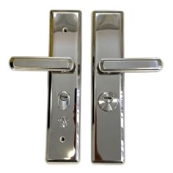 Ручка на китайскую дверь 608A-5 хром (универсальная)