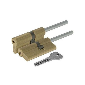 Цилиндровый механизм CISA под вертушку (дл. шток) ASIX OE307-87.00 (90 мм/55+10+25), ЛАТУНЬ /23915/