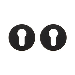 Накладки цилиндровые Code Deco Slim DP-C-40-BLM черный матовый