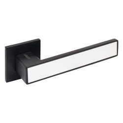 Ручка раздельная АЛЛЮР АРТ ЛАНА BL/W мат.черный/белый