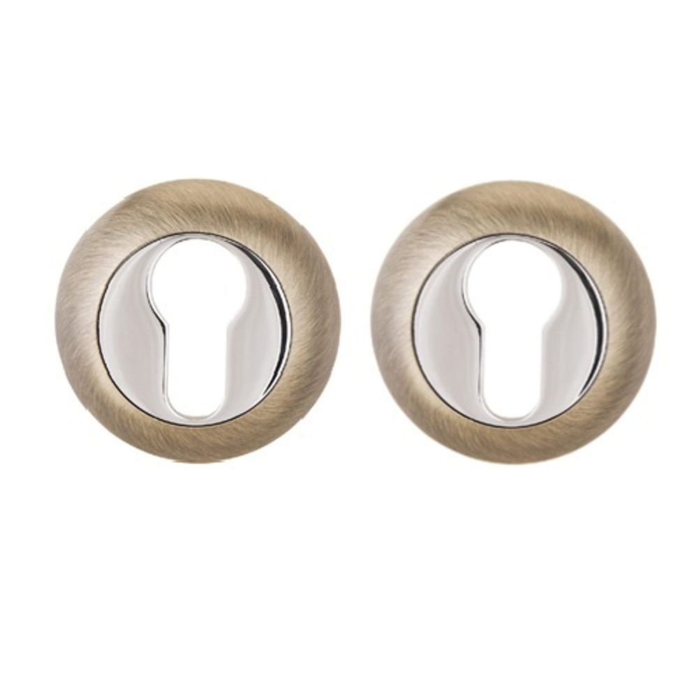 Накладка цилиндровая АЛЛЮР АРТ ET-R1 MAB мат.бронза