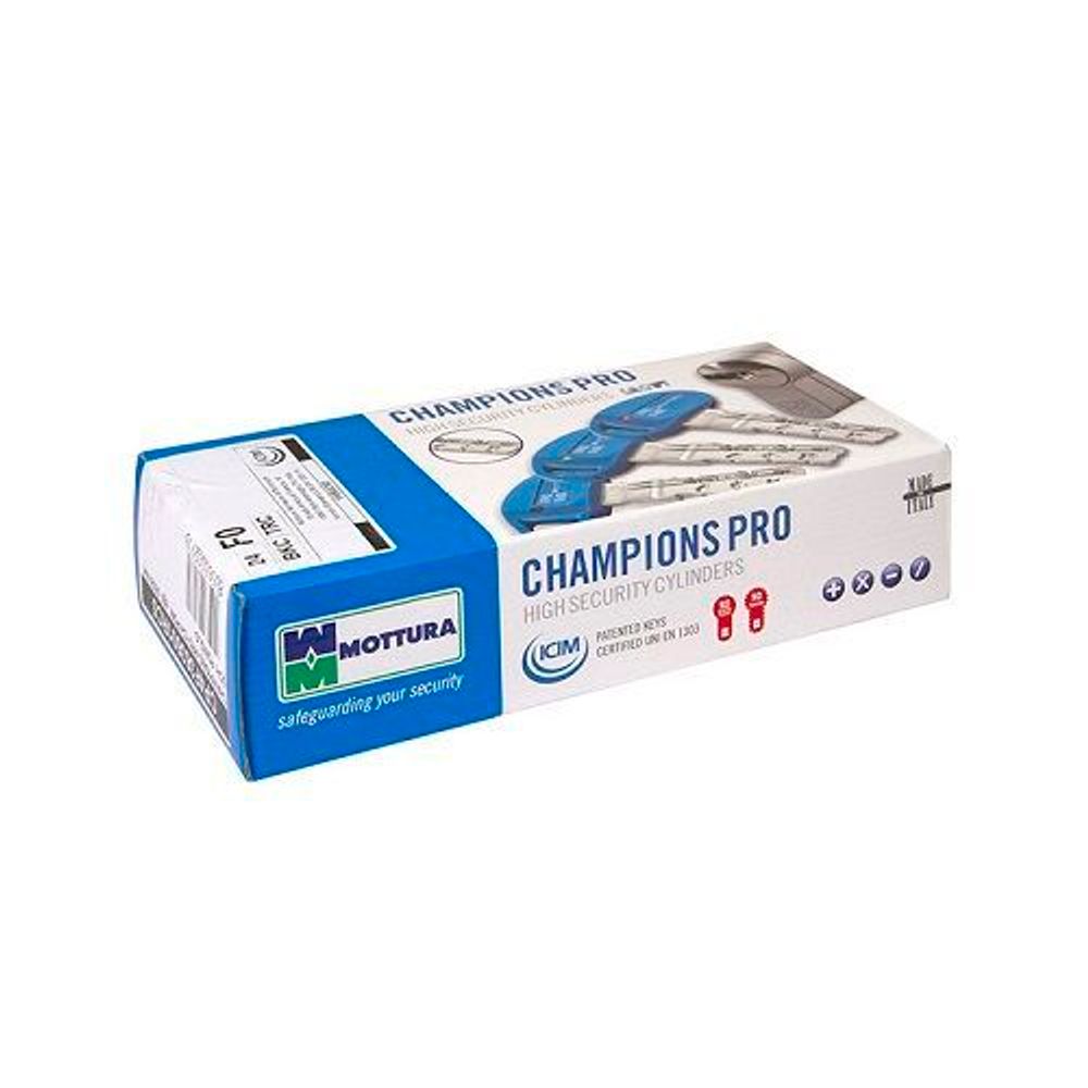 Цилиндровый механизм с вертушкой MOTTURA CP4F414101R (82 мм/36+10+36) никель /39453/