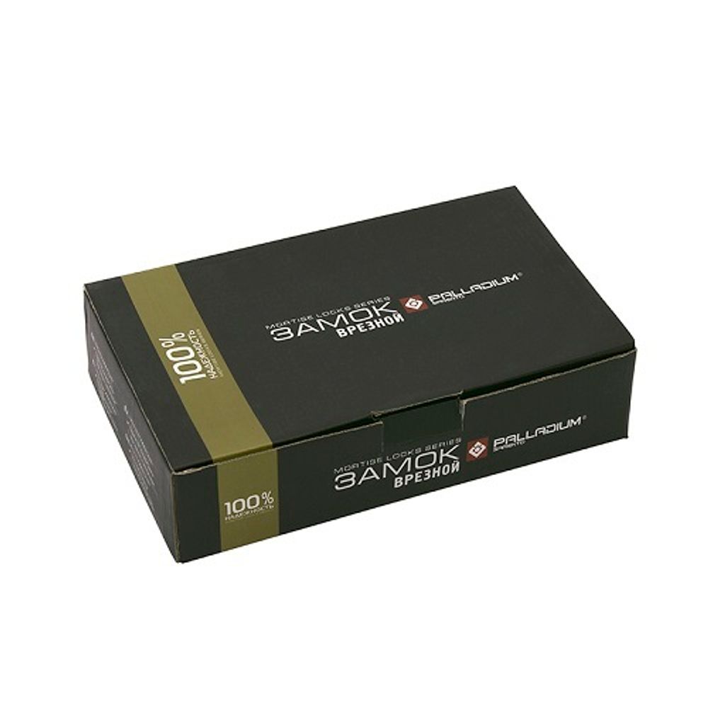 Замок врезной с ручками PALLADIUM ЗВ-1856 SC/CP мат.хром/хром